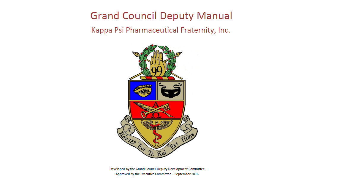Grand Council Deputy Manual